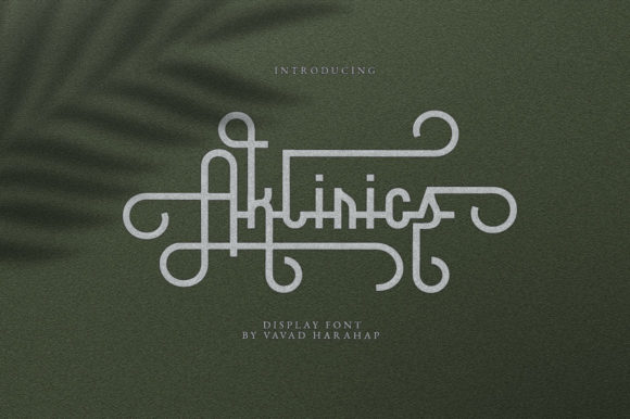 Aklirics: A Modern Display Font for Creative Makers