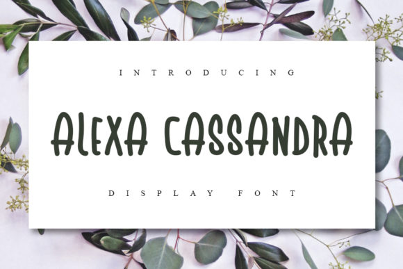 Alexa Cassandra: A Handwritten Font for Editorial Design