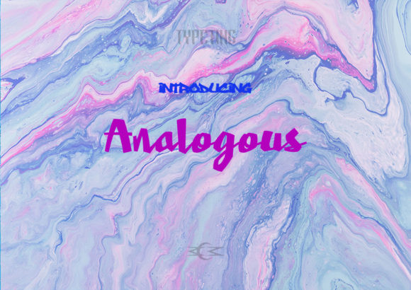 Analogous: A Joyful Display Font for Modern Editorial Design