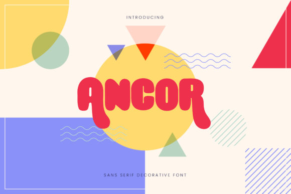 Ancor: A Chunky Font That Elevates Handmade Creations