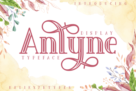Anlyne: A Bold Display Font for Branding Success