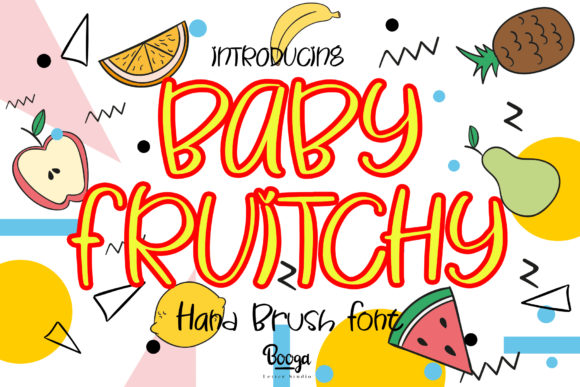 Baby Fruitchy: A Playful Display Font for Campaign Creativity