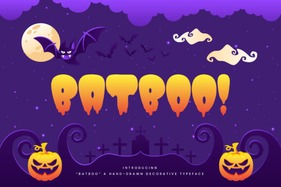 Batboo: A Bold Display Font for Digital Creativity