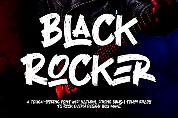 Black Rocker Font for Bold Branding