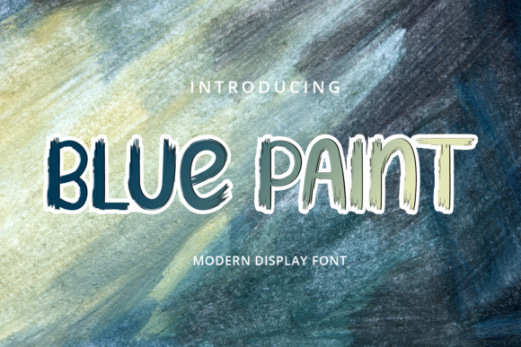 Blue Paint Font for Professional Branding