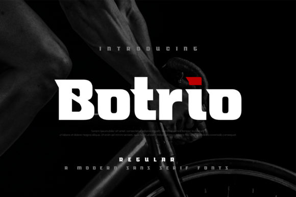 Botrio: A Classy Display Font for Modern Branding