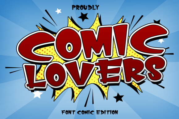 Comic Lovers Font for Web Design Projects