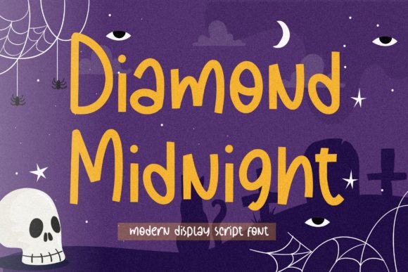 Diamond Midnight Font for Web Design Projects