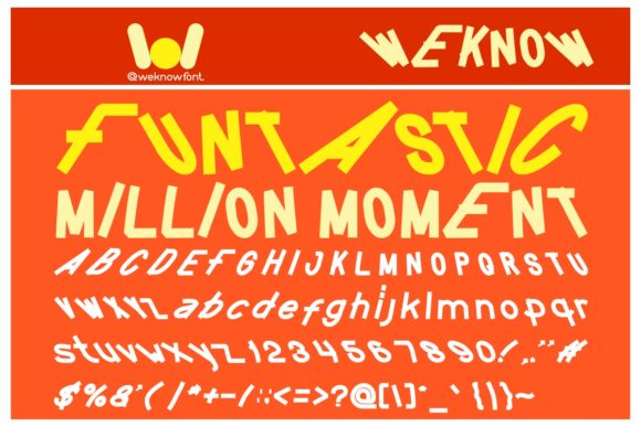 Funtastic Million Moment Font for Editorial Design