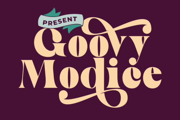 Goovy Modice: A Modern Display Font for Bold Branding