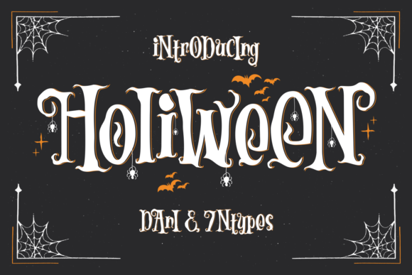 Holiween Font for Bold Web Design