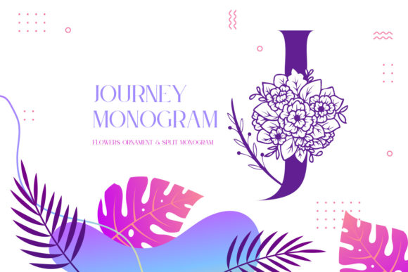 Journey Monogram Font for Web Design