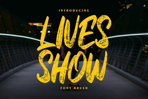 Lives Show Font for Professional Branding