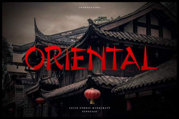 Oriental Font for Bold Branding Projects