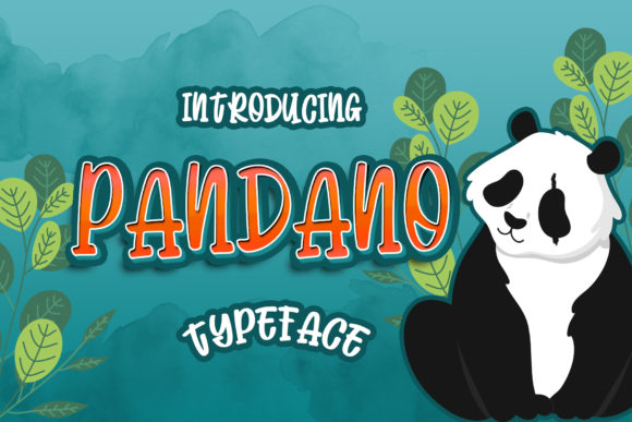 Pandano: A Joyful Display Font for Editorial Design