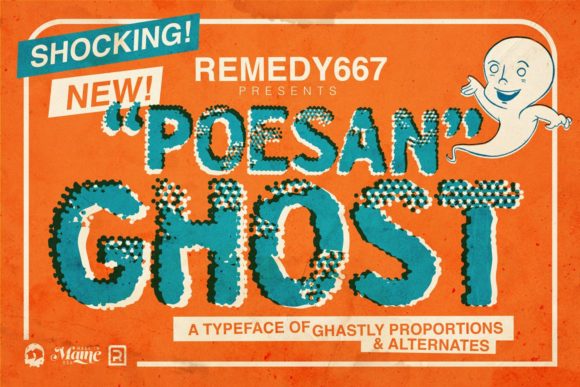Poesan Ghost: A Bold Font for Business Branding