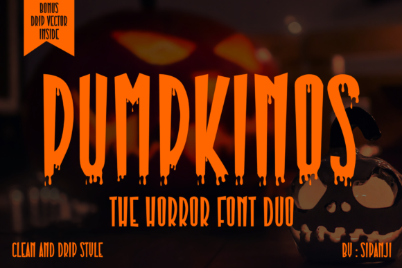 Pumpkinos: A Spooky Font for Branding That Stands Out