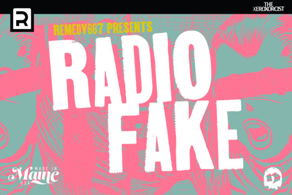Radio Fake: A Bold Display Font for Eye-Catching Branding
