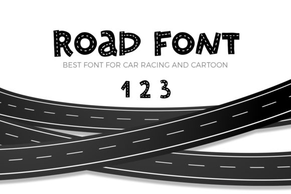 Road: A Quirky Display Font for Editorial Creativity