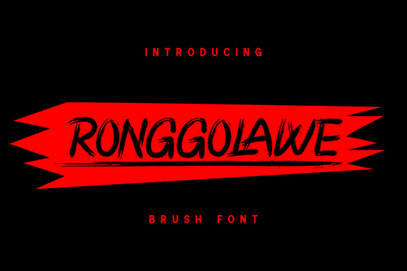 Ronggolawe: A Bold Display Font for Modern Editorial Design
