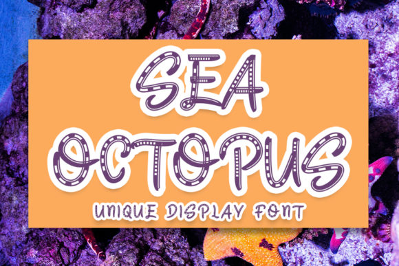 Sea Octopus Font for Eye-Catching Design