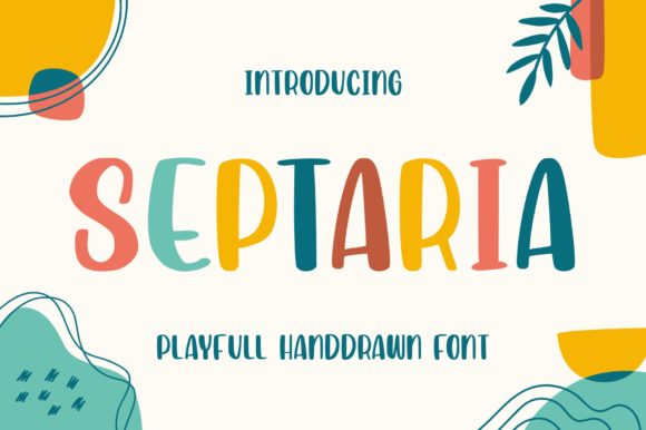 Septaria Font: A Playful Display Typeface for Digital Projects