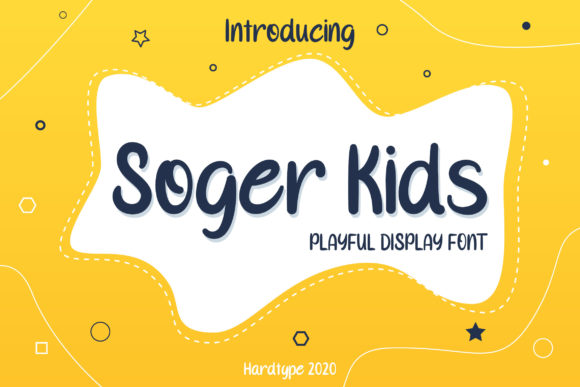 Soger Kids: A Playful Font for Creative Makers