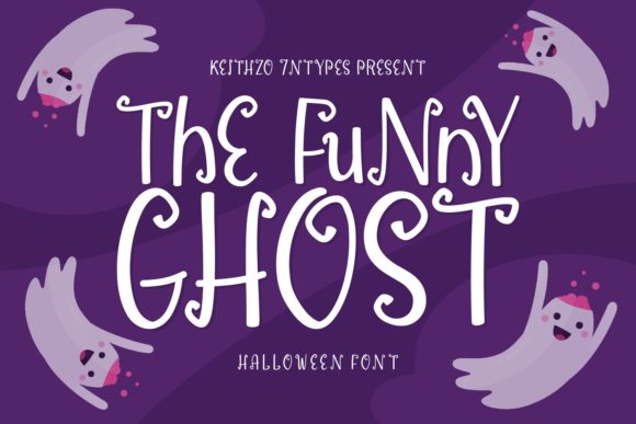 The Funny Ghost Font for Handmade Creations