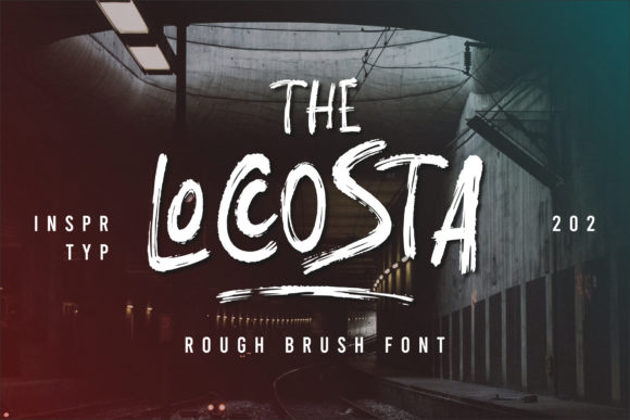 The Loccosta: A Bold Display Font for Creative Branding