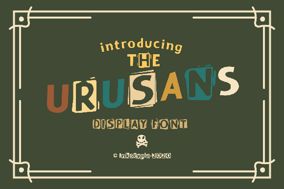 Urusans: A Display Font for Bold Visual Statements