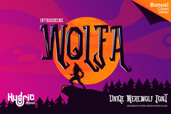 Wolfa Font for Halloween Campaigns and More